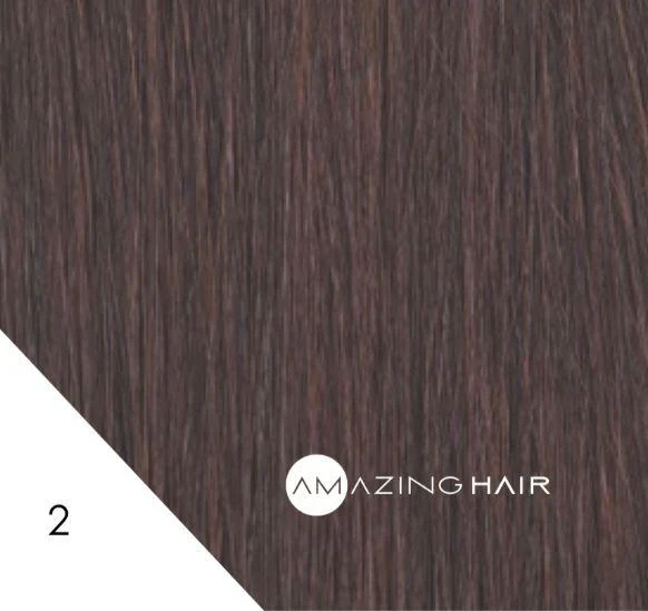 7 pc Clip In #2 Chocolate Brown 20 inch - Image 2