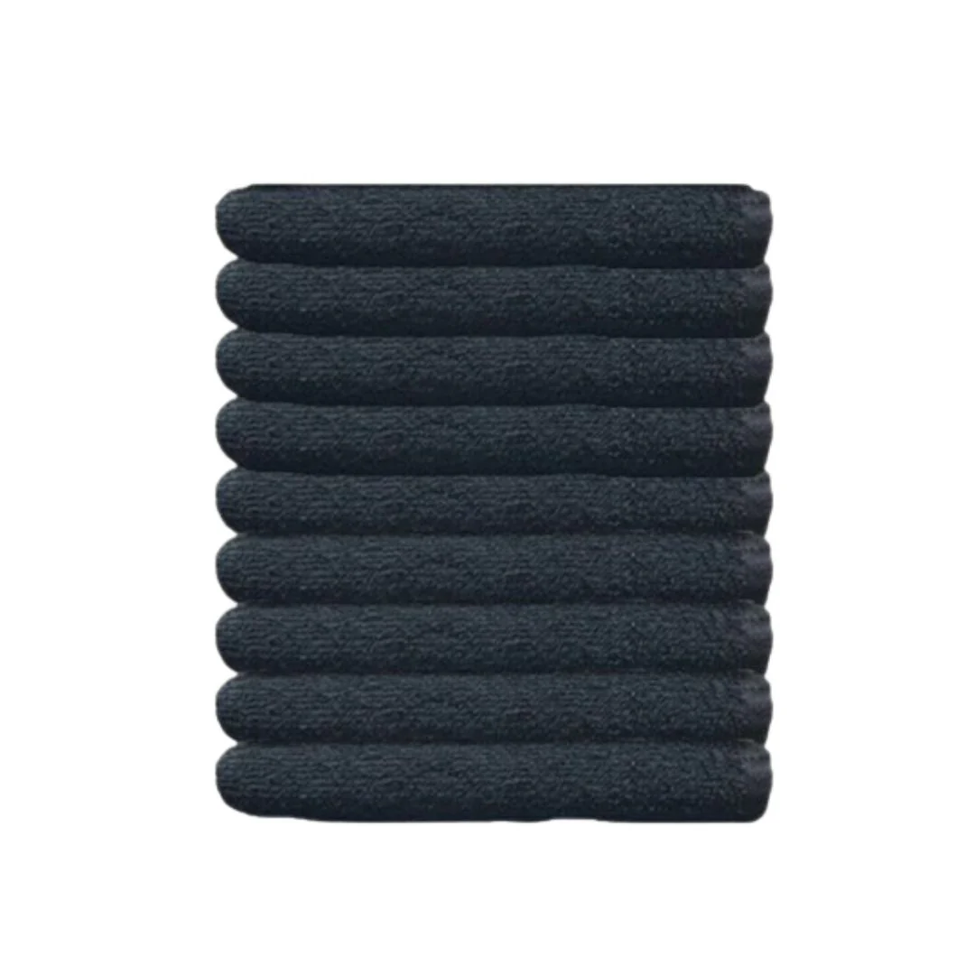 Bleach Guard Cotton Towels - Black 9pk