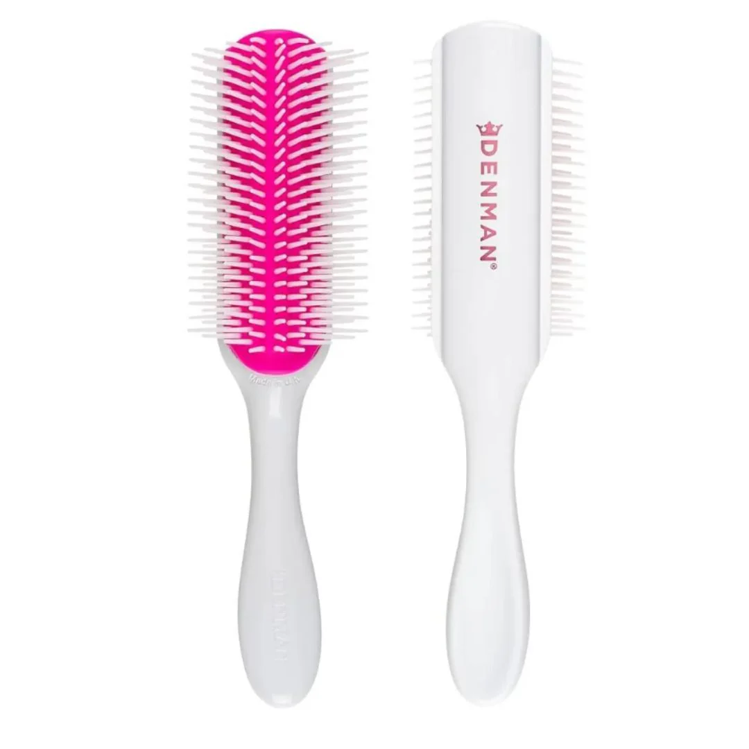 Denman D3 7 Row Brush Cherry Blossom - Image 2