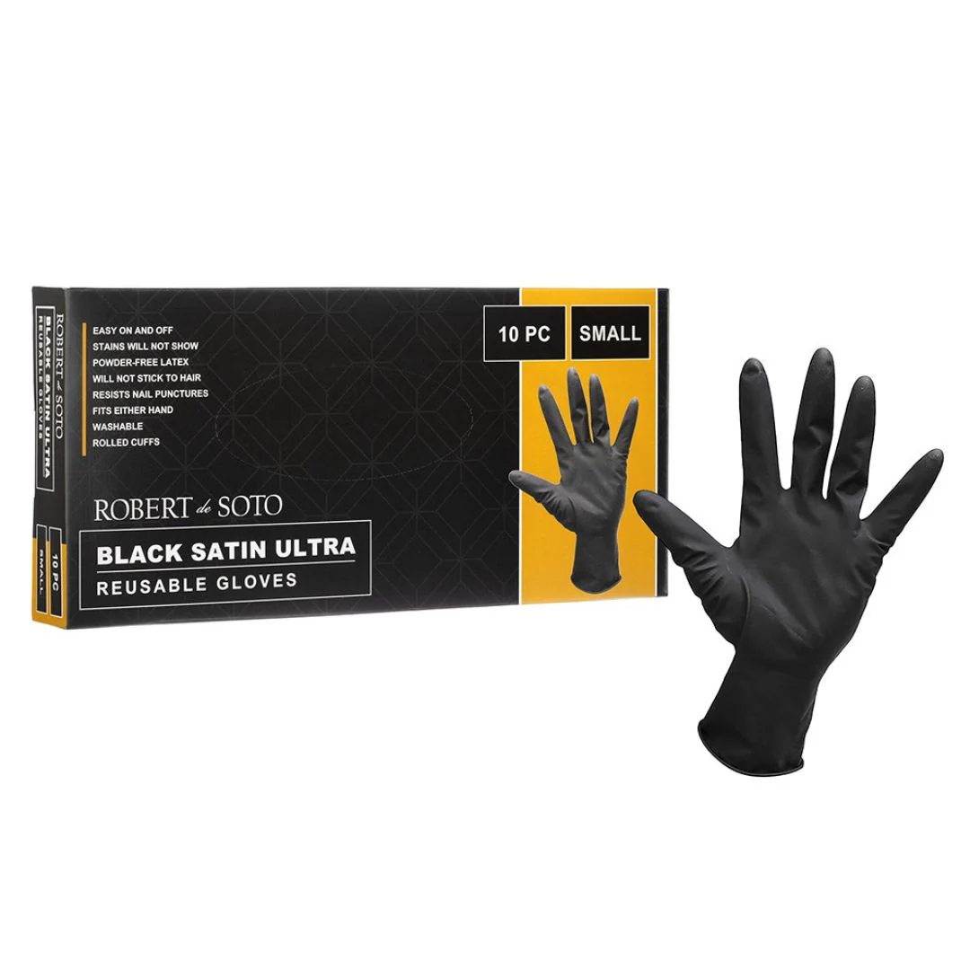 DeSOTO Gloves Sml 10pk Black Reusable
