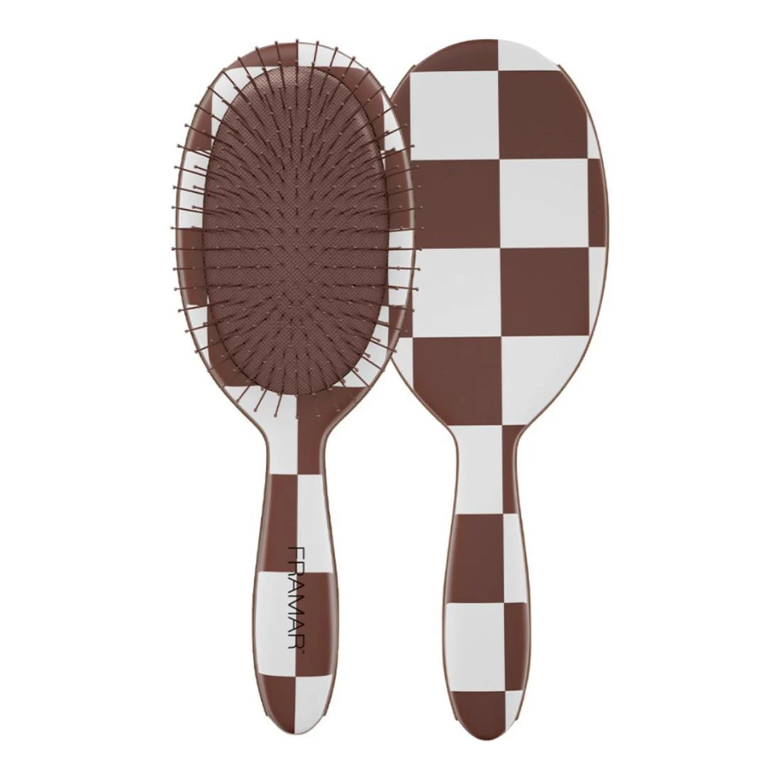 Framar Brush - Checked Out Brown