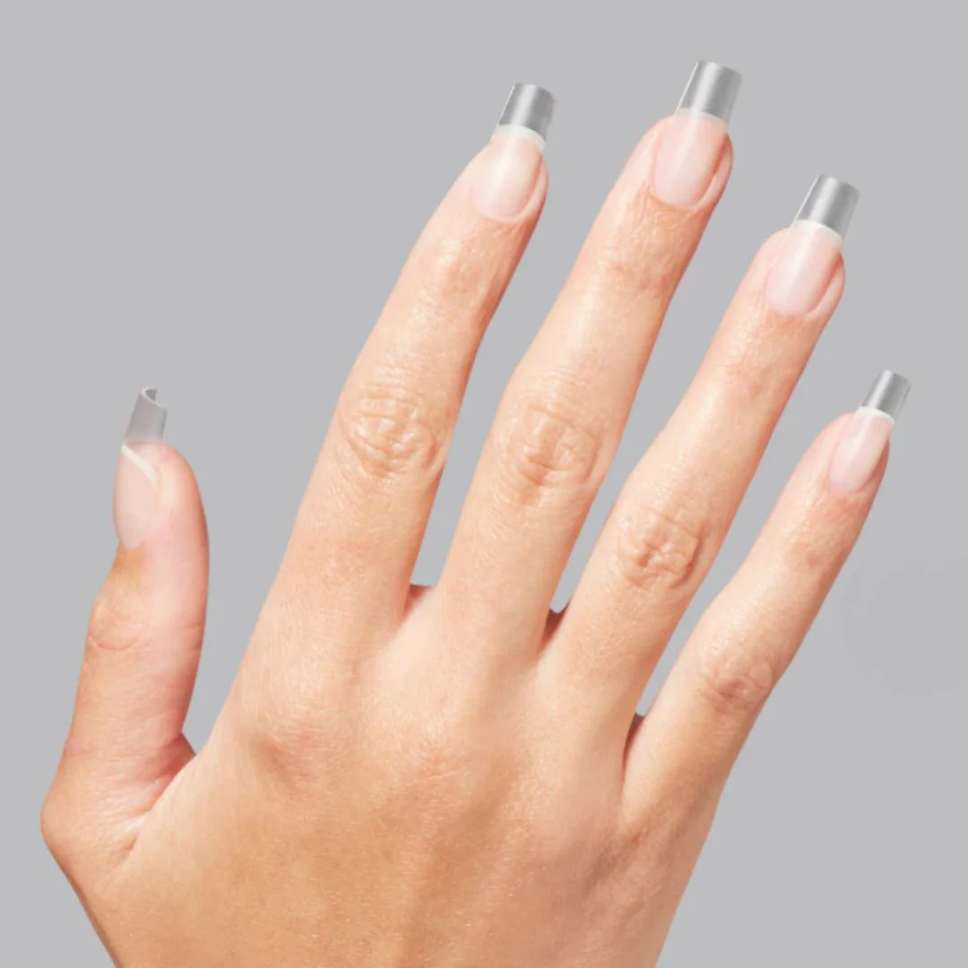 Full Tips Clear Med Square 640pk