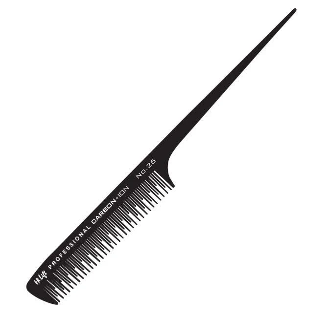 Hi Lift Plastic Tail Carbon Comb No. 26