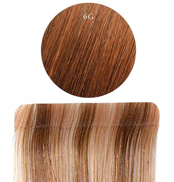 Human 24Inc Tape 10Pc Chestnut 6G