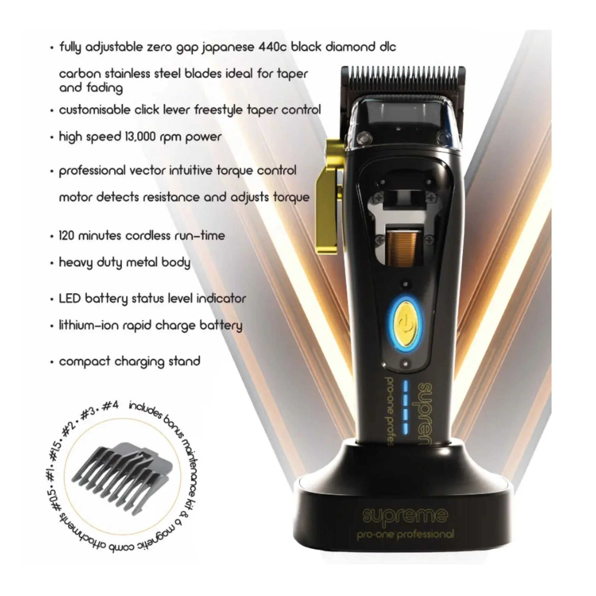 Pro-one Supreme Cordless Clipper - Image 2