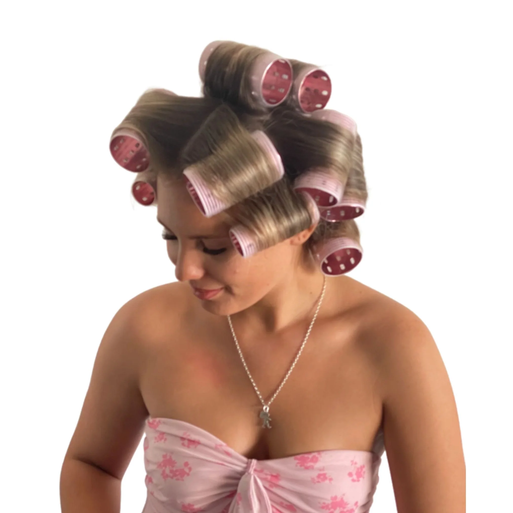 Velcro Thermal Rollers Pink 8pk Mixed - Image 3